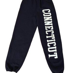 MV Sport Black Sweatpants with White Print